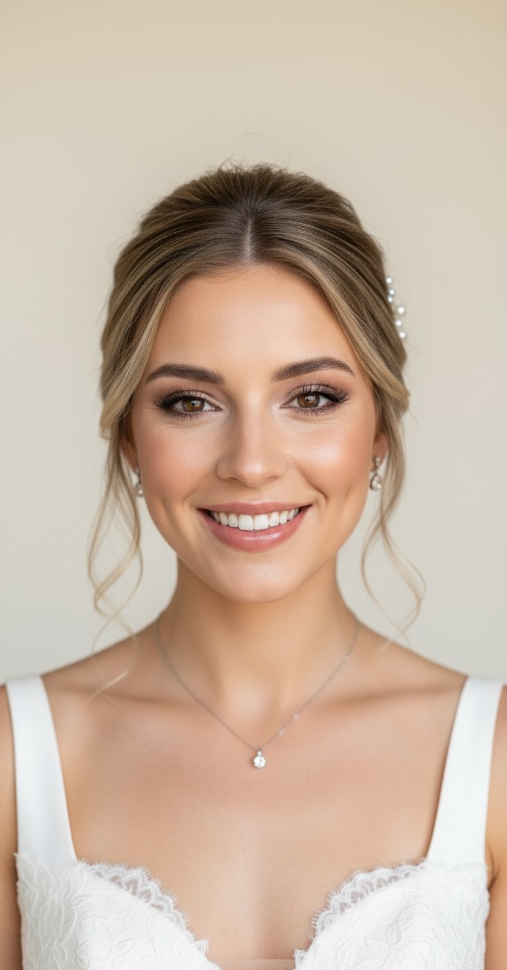 After Western Bridal Hairstyle